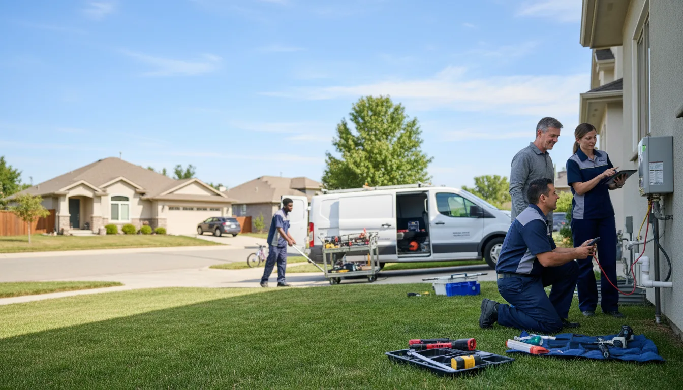 Tankless water heater service in Santa Ana, CA